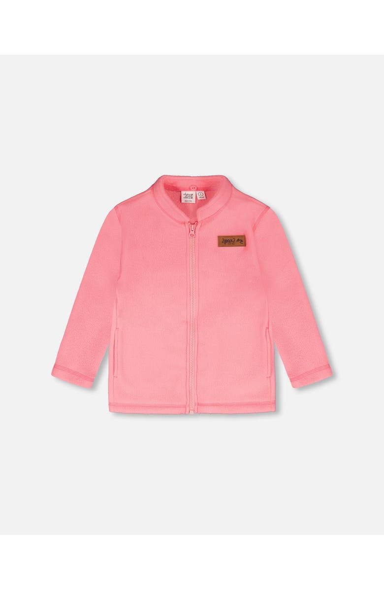 Deux par Deux 3-in-1 Two-Piece Mid-Season Outerwear with Solid Pants Set, Alternate, color, Blue Unicorn Print