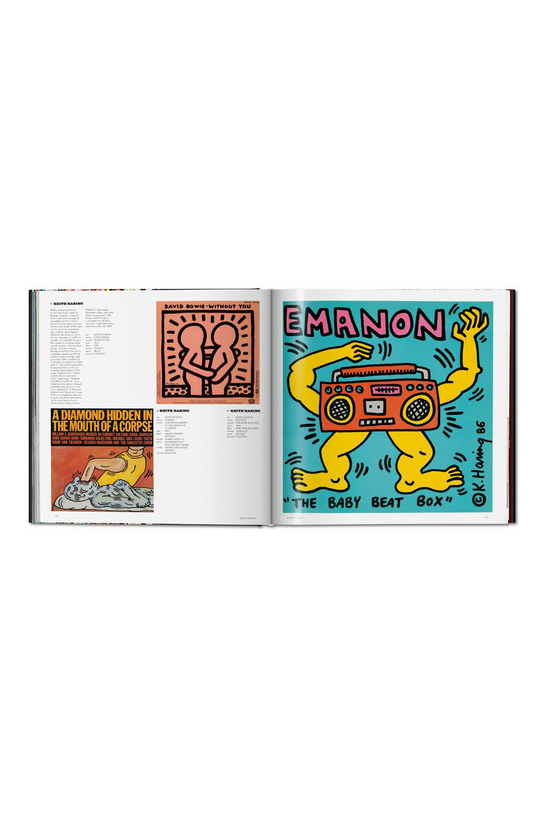 Art Record Covers Book, Alternate, color, Black