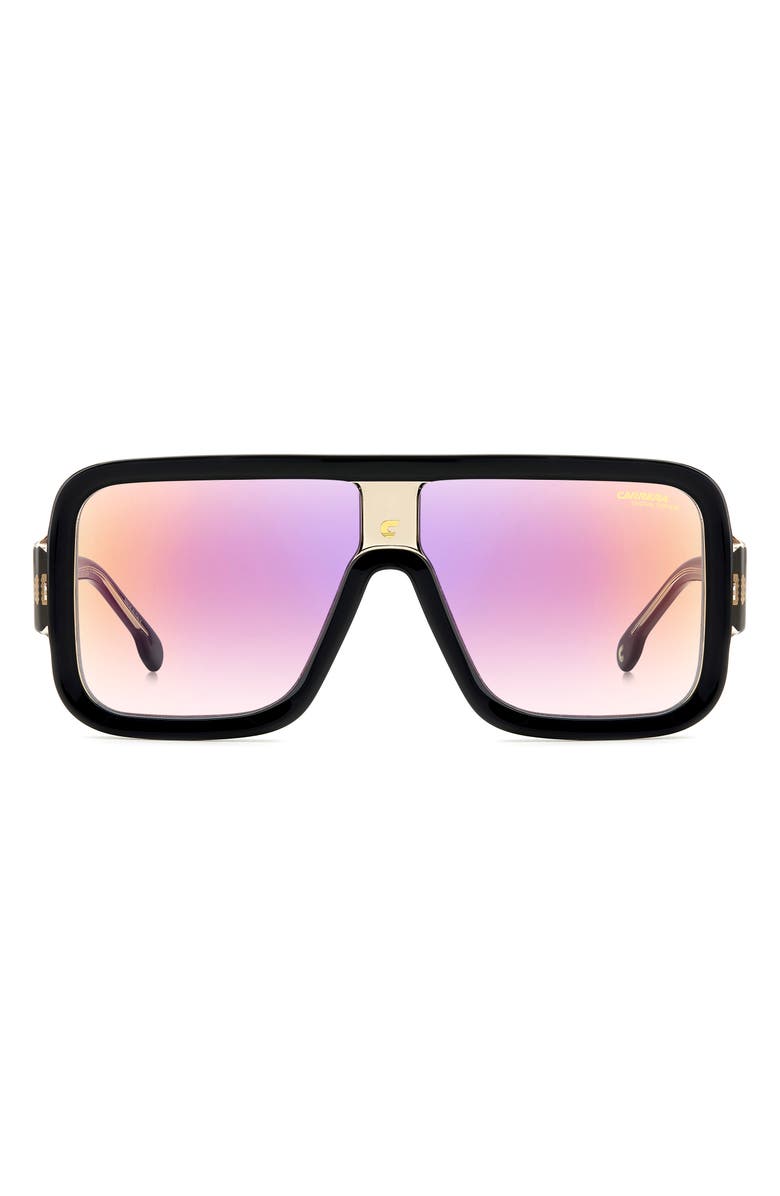 Carrera Eyewear FLAGLAB 14 62mm Gradient Oversize Square Shield Sunglasses, Main, color,