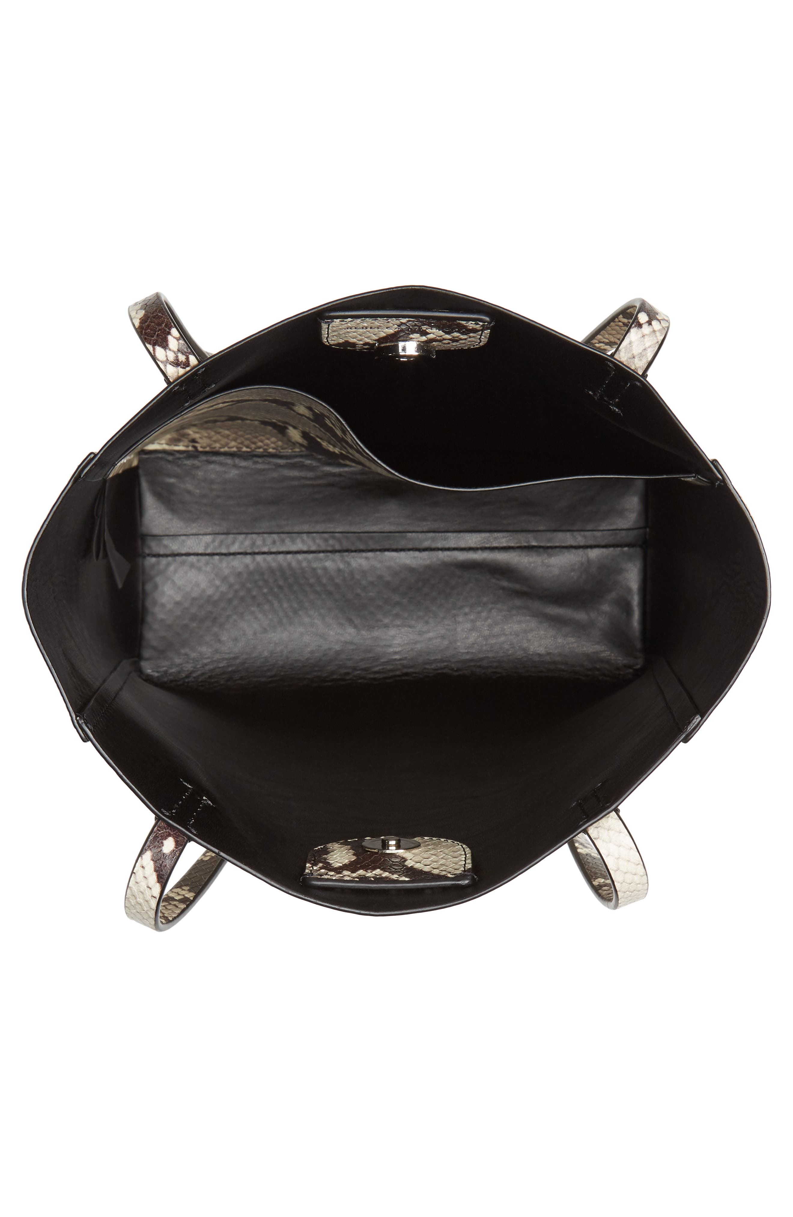 Rebecca Minkoff Small Stella Embossed Leather North/South Tote, Alternate, color, 