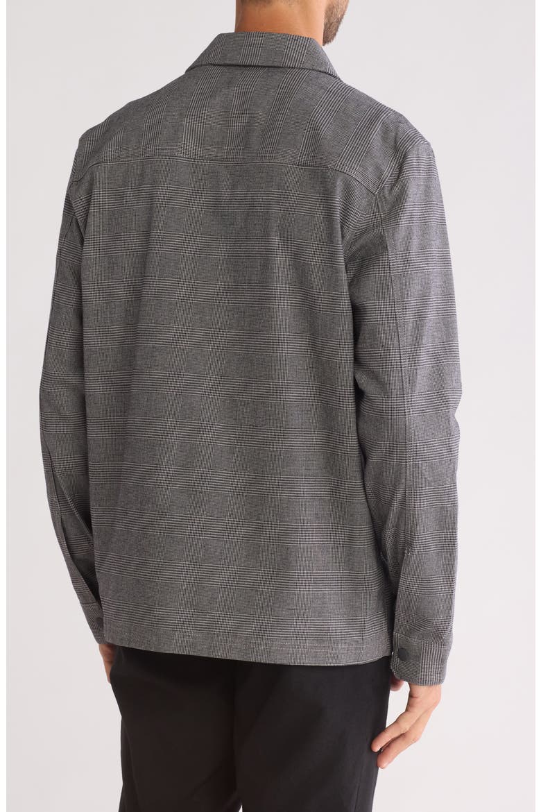 Glen Plaid Shacket, Alternate, color, CHARCOAL