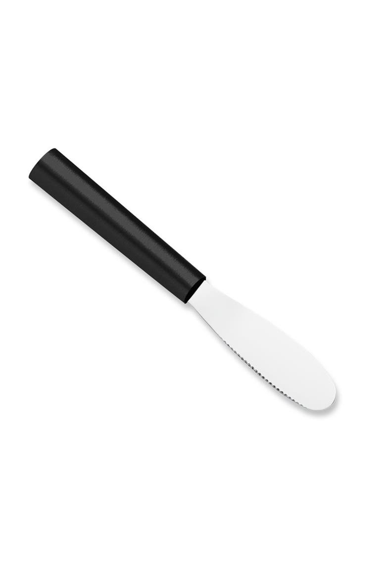 Cutlery 3.375-Inch Party Spreader Stainless Steel Serrated Blade, Main, color, Black
