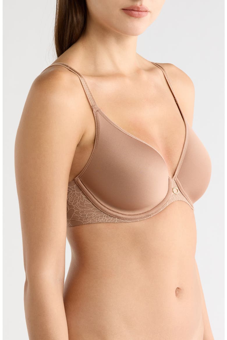 Belle Underwire Sexy Solution Plunge Bra, Alternate, color, COFFEE LATTE