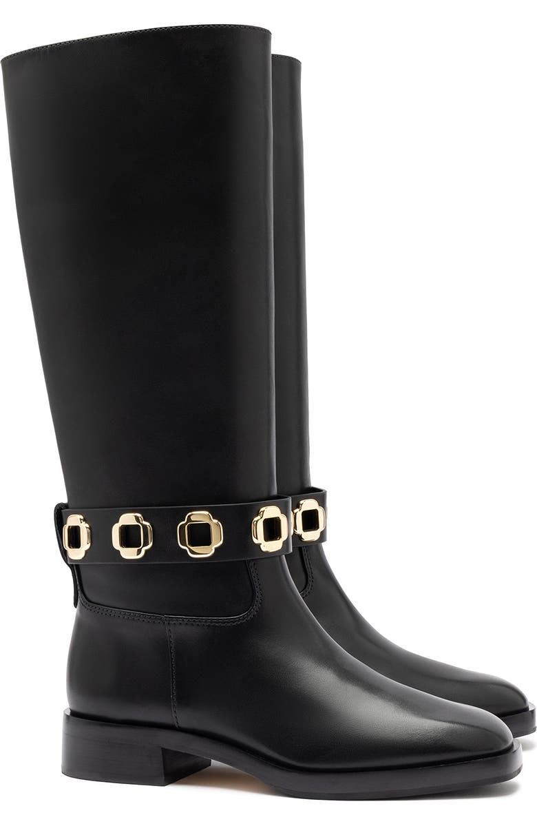 Larroudé Milan Flat Boot, Alternate, color,