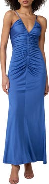 Diane von Furstenberg Gillian Center Ruched Jersey Dress