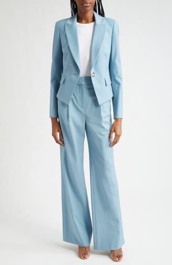 Veronica Beard Hosanna Stretch Virgin Wool Blend Dickey Jacket
