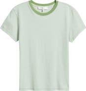 FRAME The Stripe Cotton Baby Tee