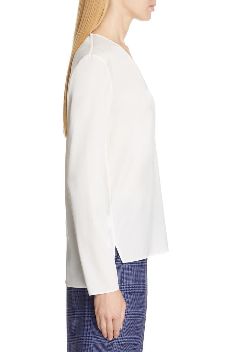 Ivala Stretch Silk Blouse, Alternate, color, VANILLA LIGHT
