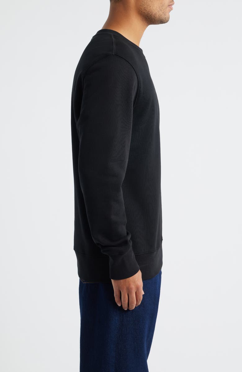 PS Paul Smith Regular Fit Cloud Zebra Organic Cotton Graphic Sweatshirt, Alternate, color, Black