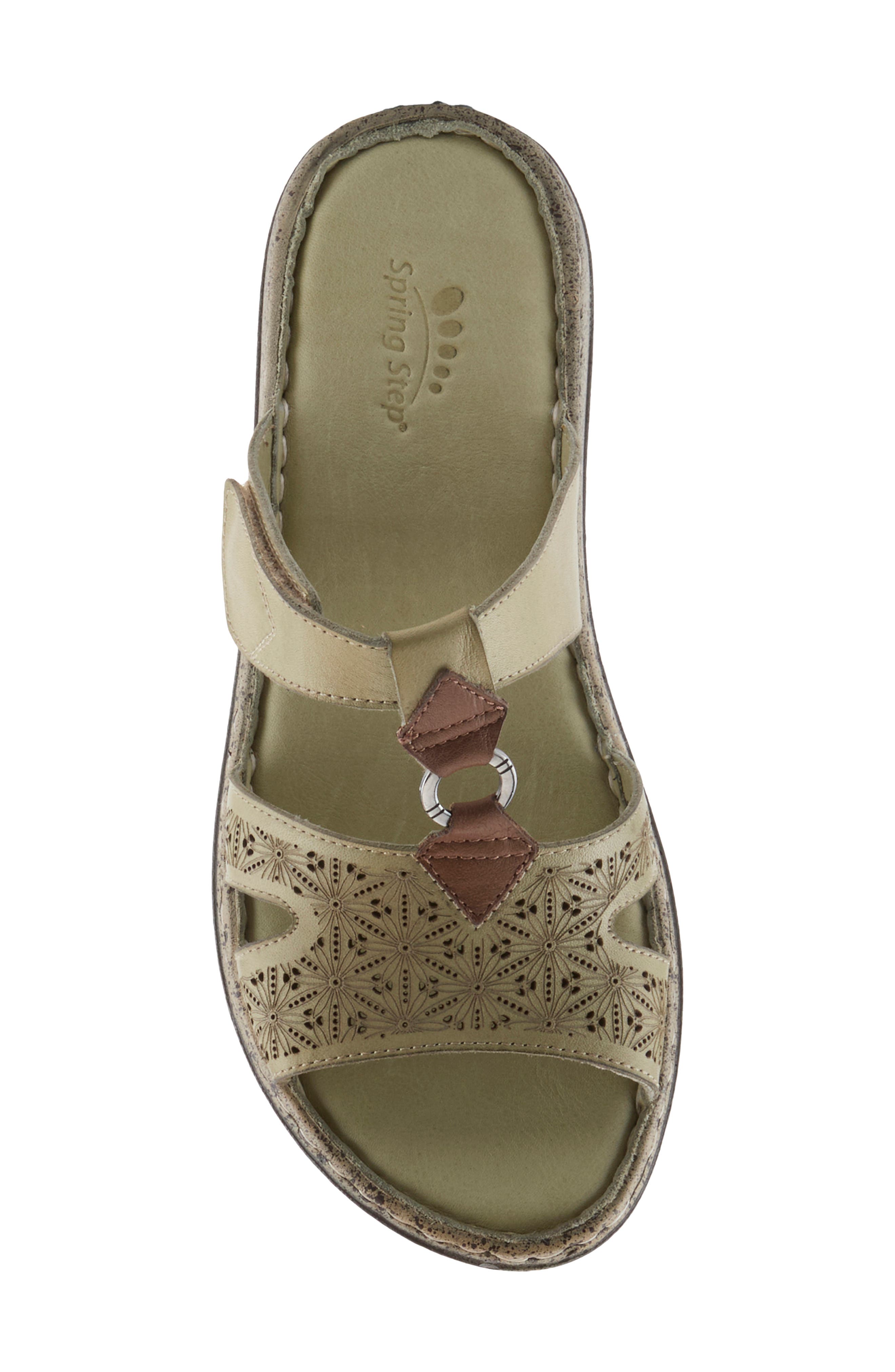 Spring Step Virelle Slide Sandal, Alternate, color, Sage Green