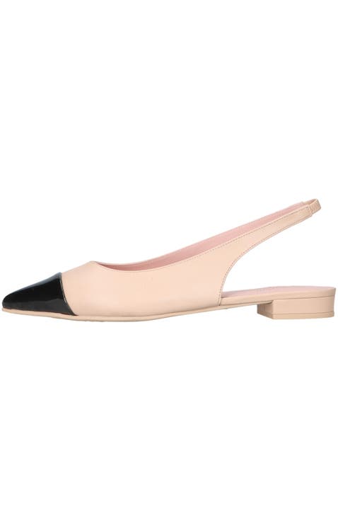 Pointed Toe Heeled Slingback