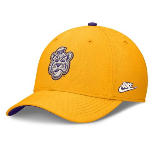 Men's Nike Gold LSU Tigers Legacy Rise Performance Flex Hat