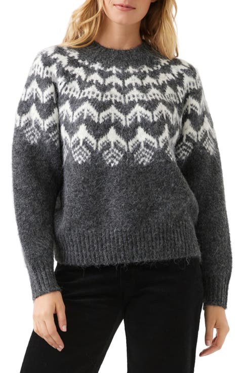 Jacquard Crewneck Sweater