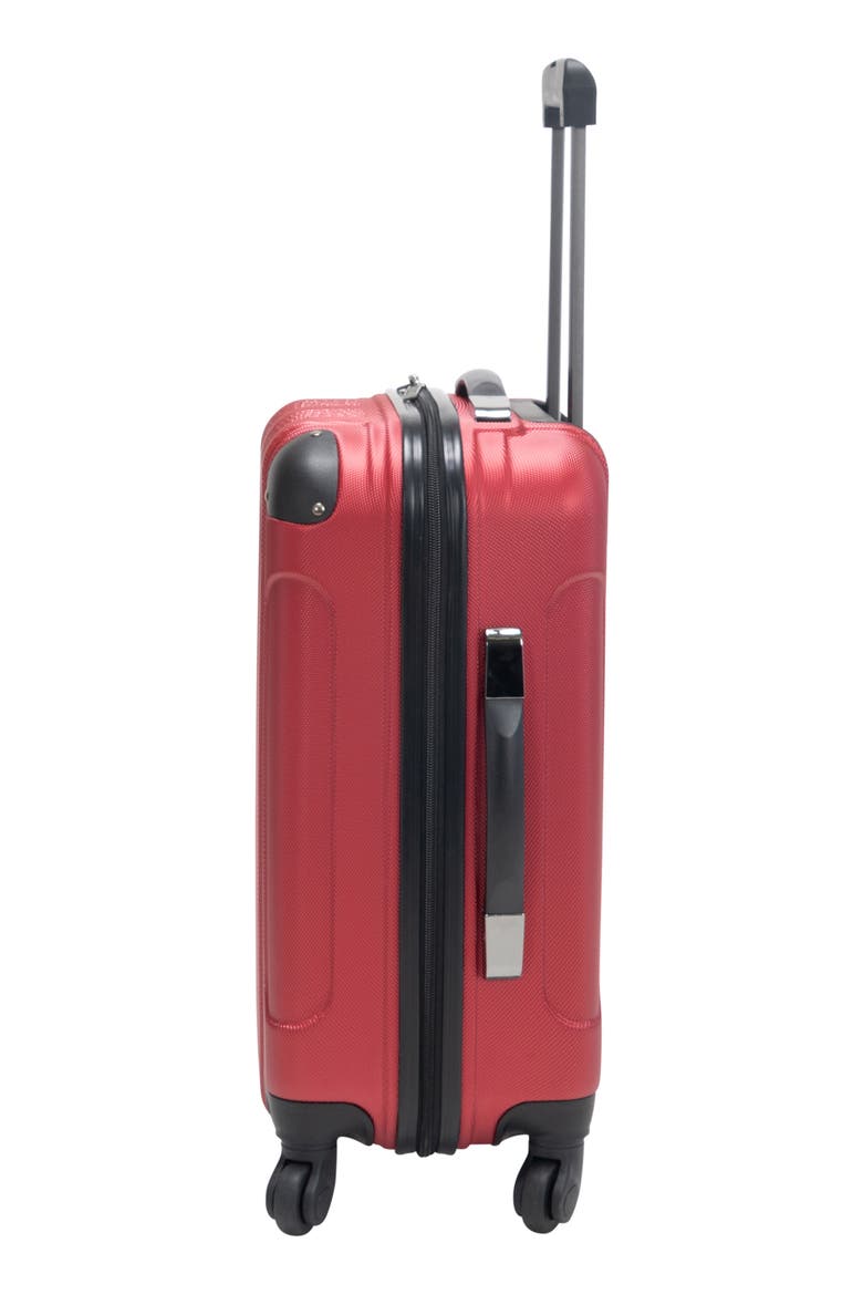 Out Of Bounds Hardside Carry-On Luggage, Alternate, color, SCARLET RED