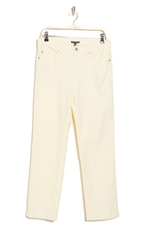 Eileen Fisher Corduroy High Waist Straight Leg Pants In Neutral
