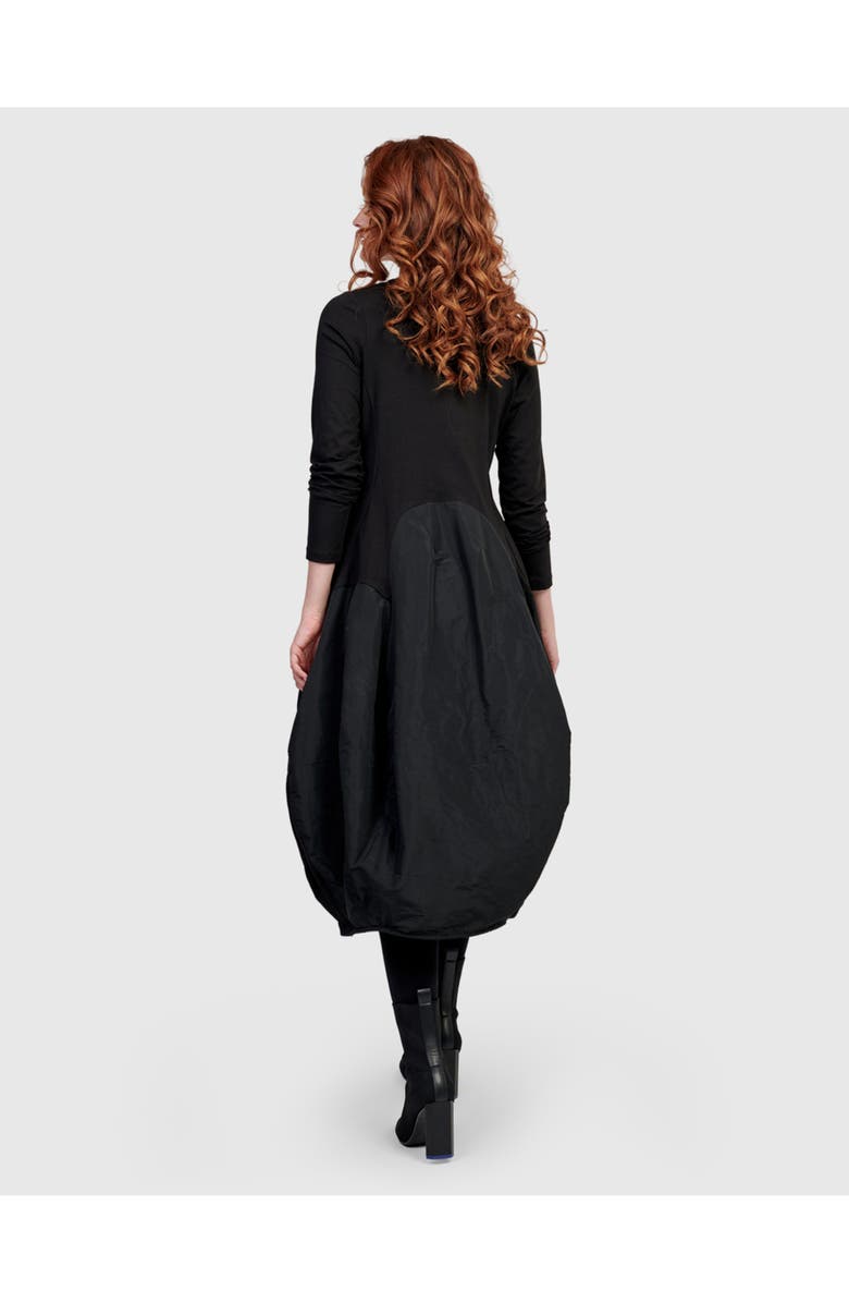 Alembika Maxima Crew Cocoon Dress, Alternate, color, Black