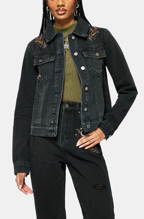 Abellona Embroidered Denim Jacket