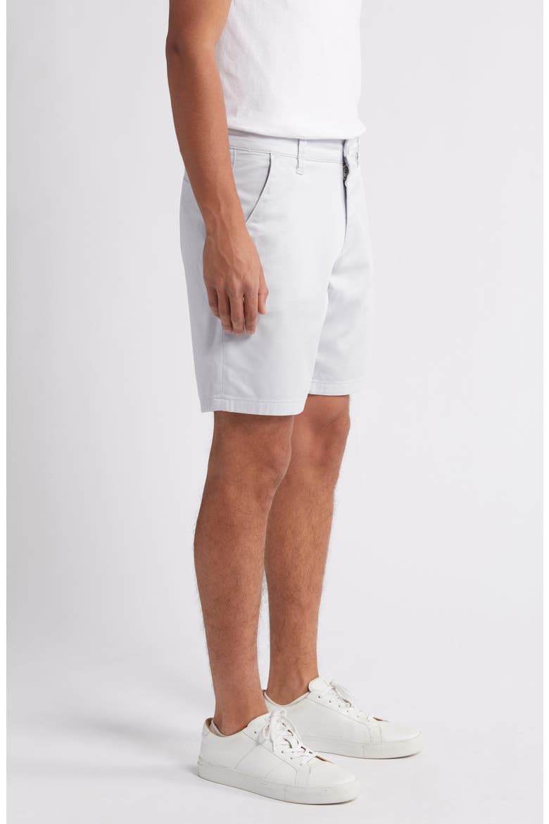 Arizona CoolMax® Slim Fit Flat Front Chino Shorts, Alternate, color, GRAY DAWN COOLMAX