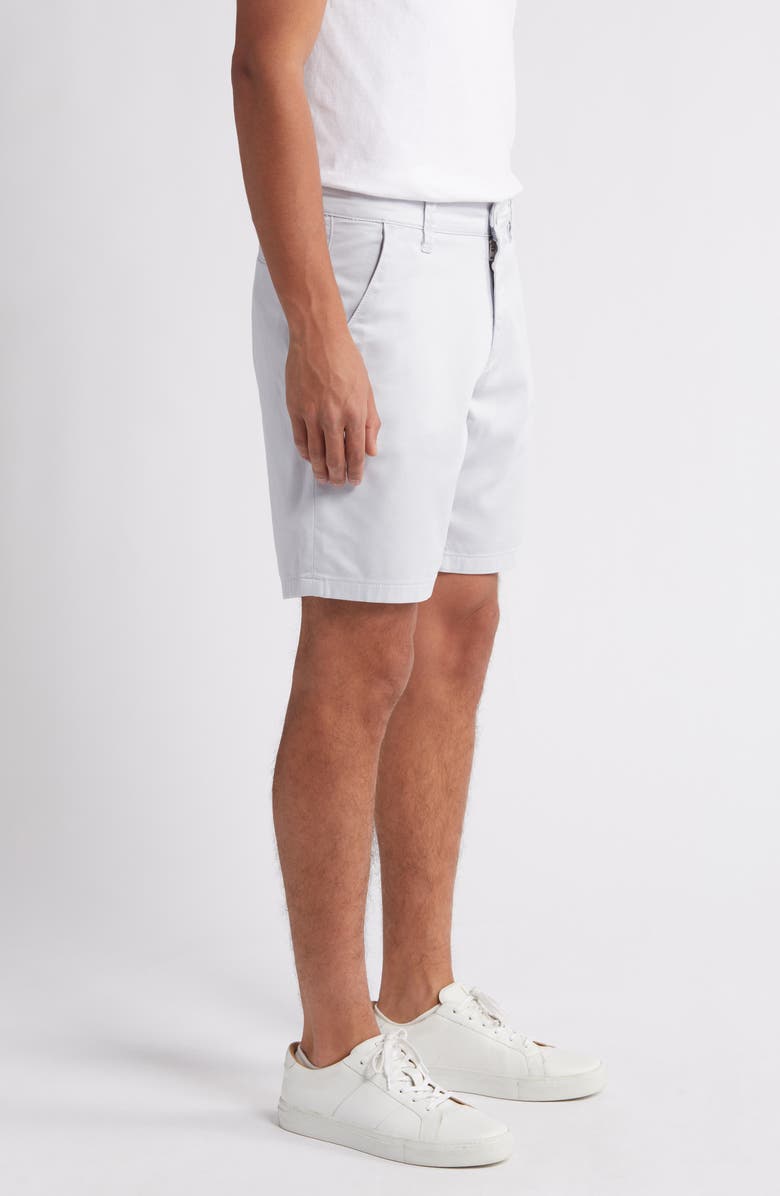 34 Heritage Arizona CoolMax<sup
®</sup
Slim Fit Flat Front Chino Shorts, Alternate, color, Gray Dawn Coolmax