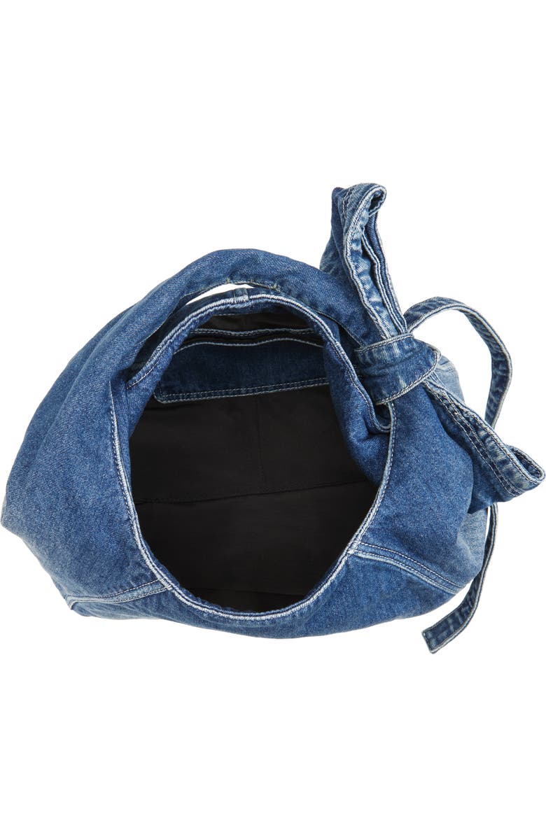 Marc Jacobs The Bow Denim Sack Bag, Alternate, color,