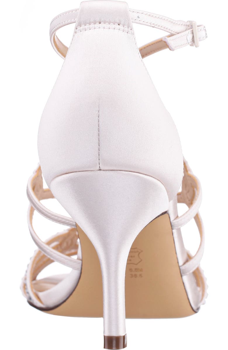 Nina Aniela Ankle Strap Sandal, Alternate, color, Ivory