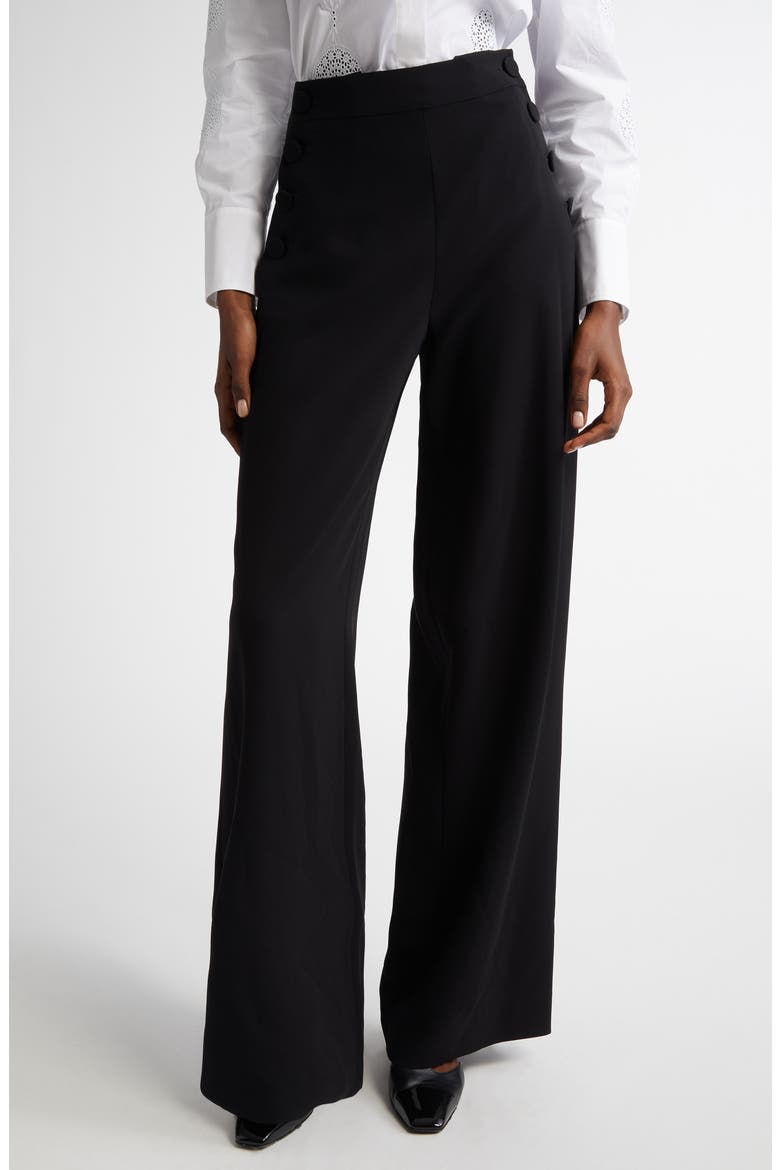 Rina Cady Wide Leg Pants, Main, color, BLACK
