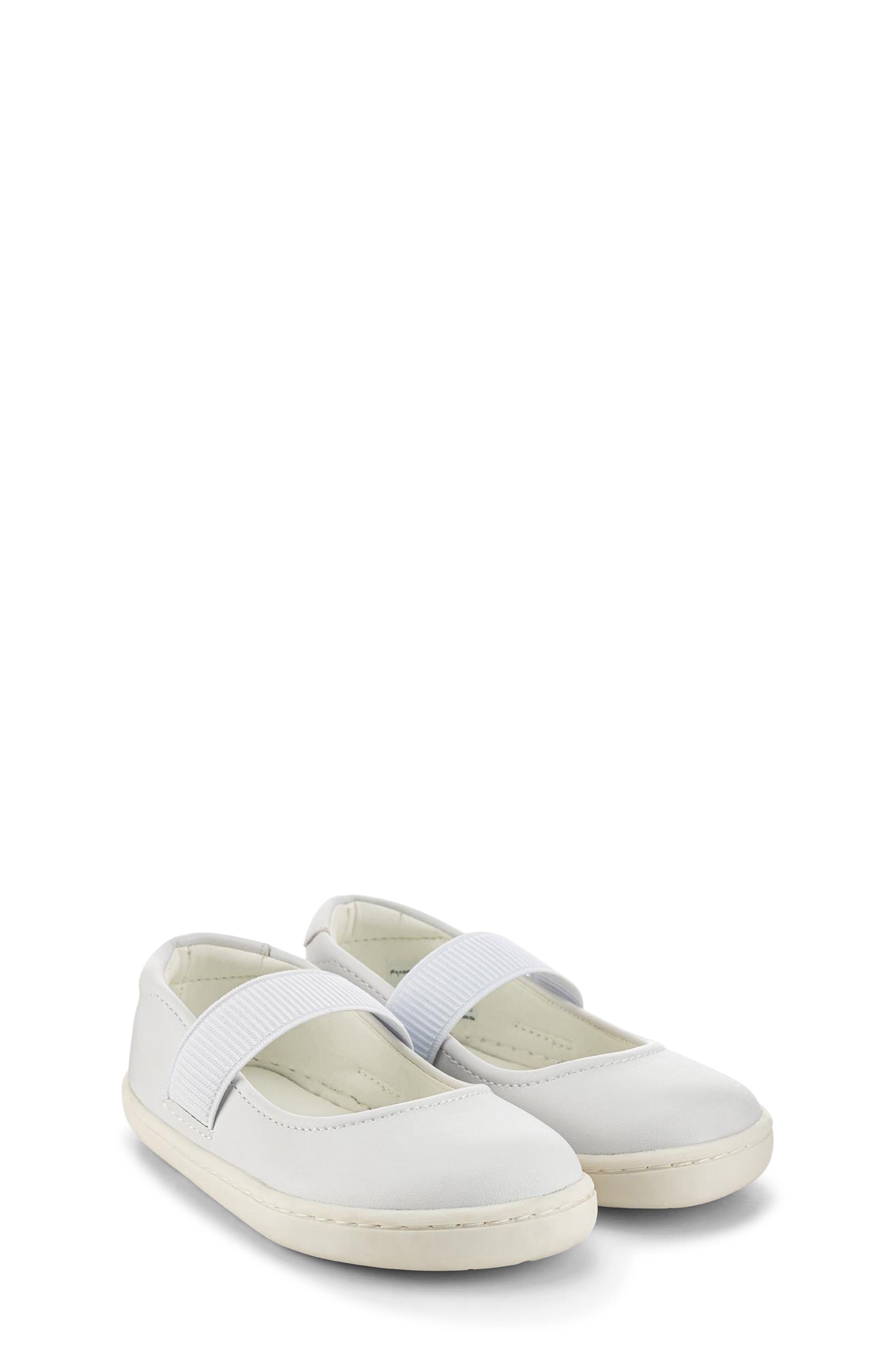 Kids' Smart Walker Barefoot Mary Jane, Main, color, COOL WHITE