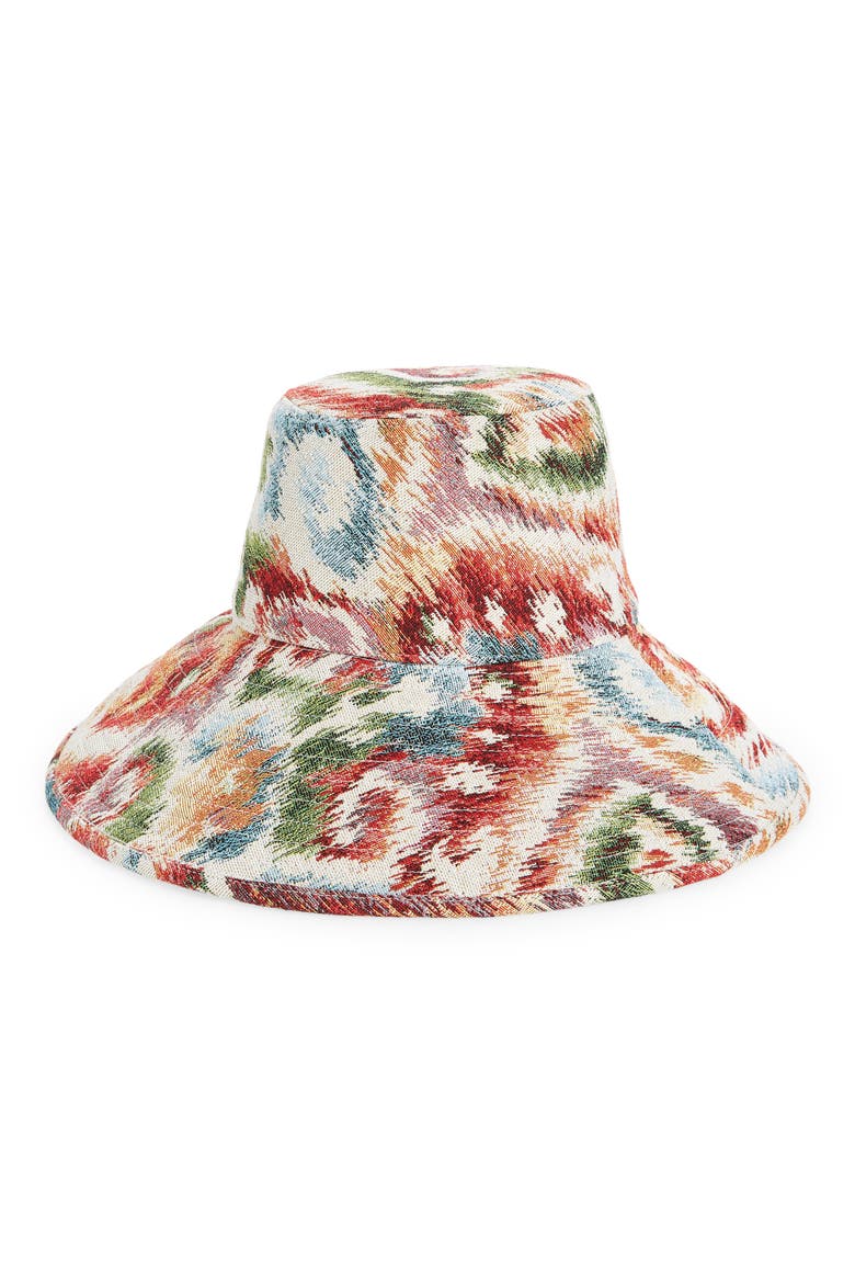 Blurred Print Bucket Hat, Main, color, WOVEN BLURRED