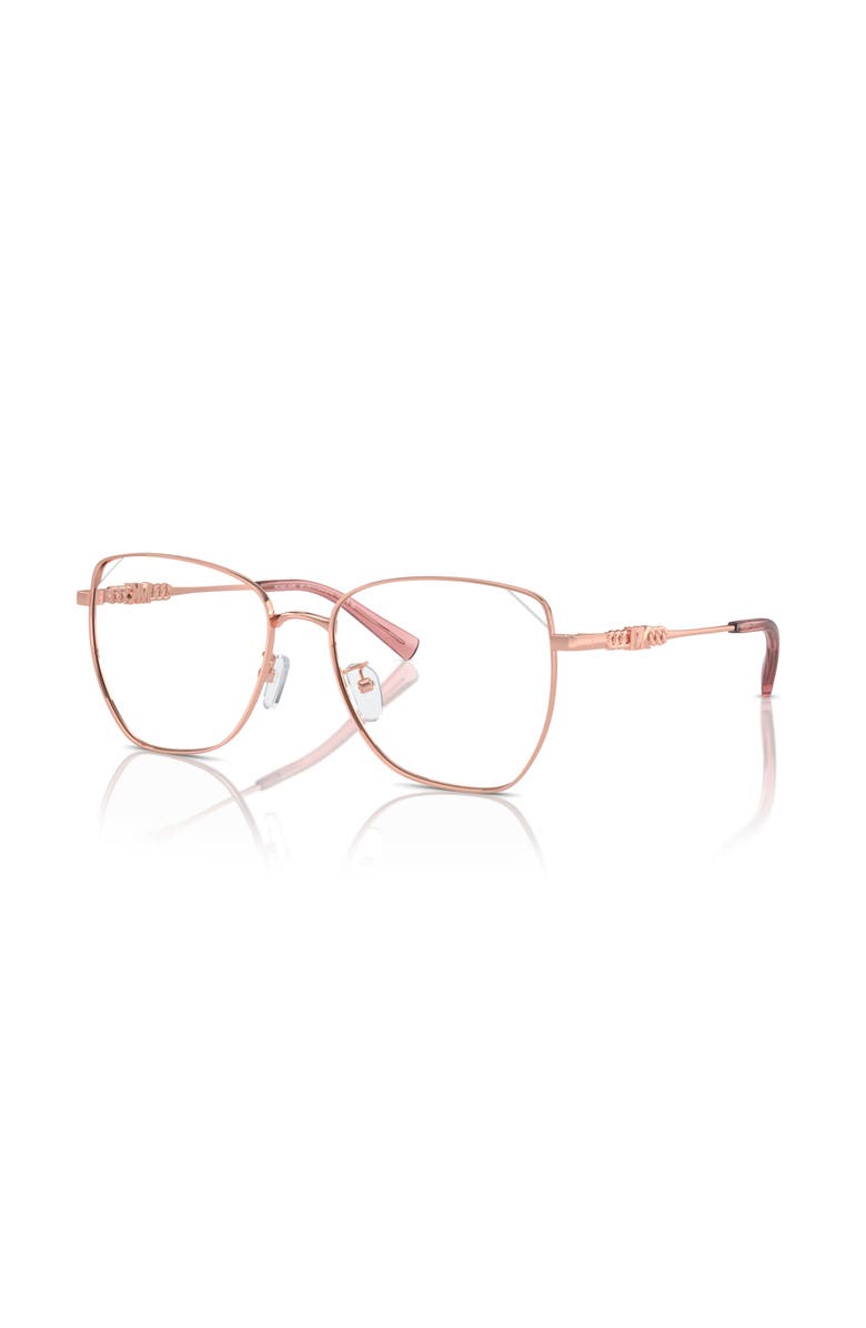 Michael Kors 56mm Cat Eye optical glasses, Main, color, Gold