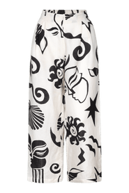 Untitled in Motion Yarma Printed Wide-Leg Pants