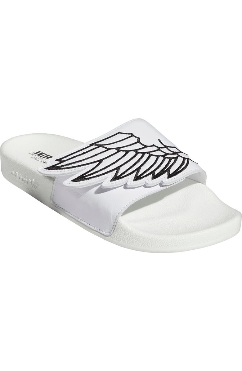 adidas x Jeremy Scott Adilette Slide Sandal, Main, color,