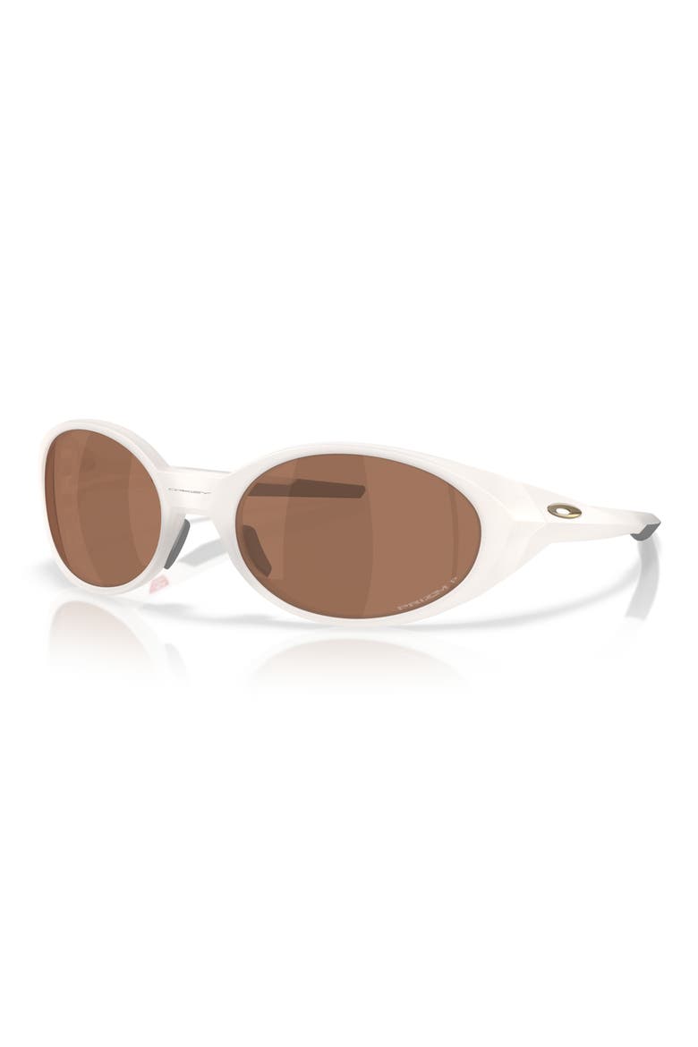 58mm Eyejacket Redux Polarized Rectangle Sunglasses, Alternate, color, MATTE VAPOR / PRIZM TUNGSTEN