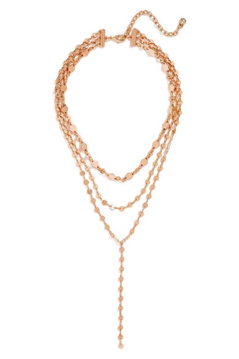 Aimee Y-Choker, Main, color, ROSE GOLD