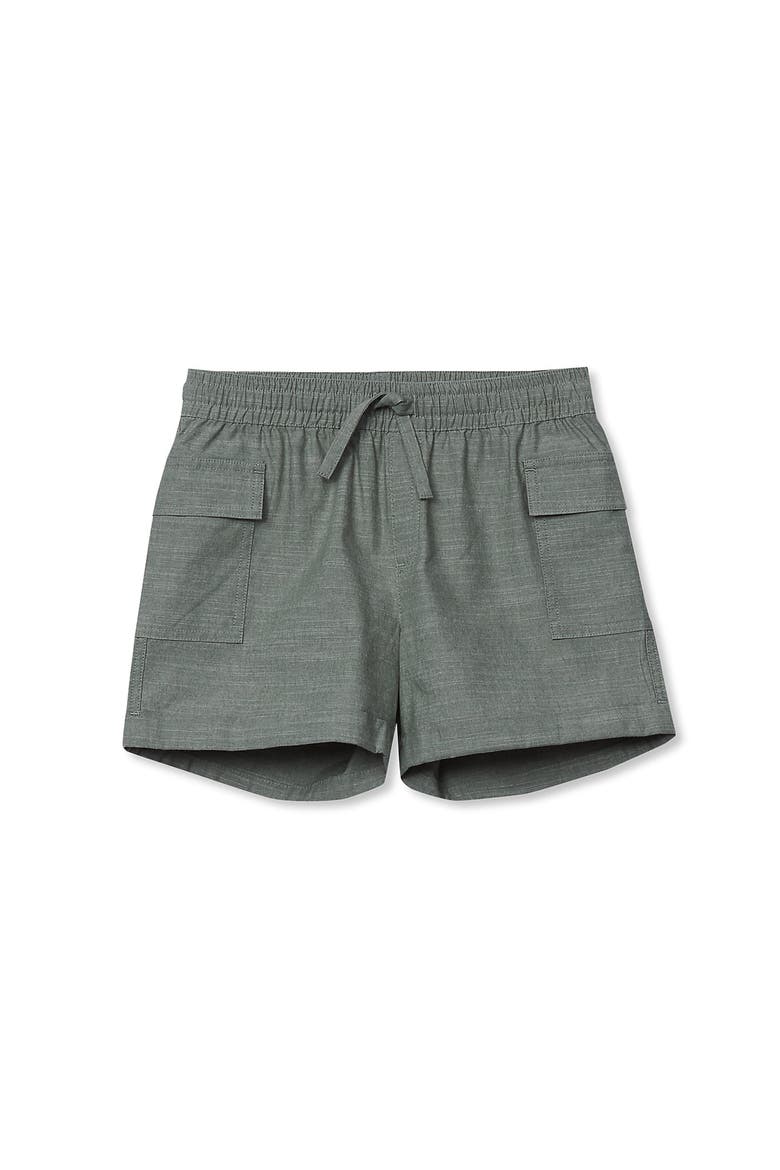 Girls Utility Cargo Shorts, Main, color, Sage