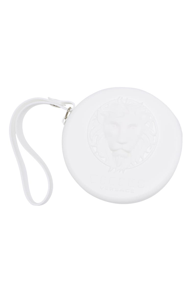 VERSUS Versace Women's Fire Island Lion Silicone Strap Watch, 39mm, Alternate, color, White