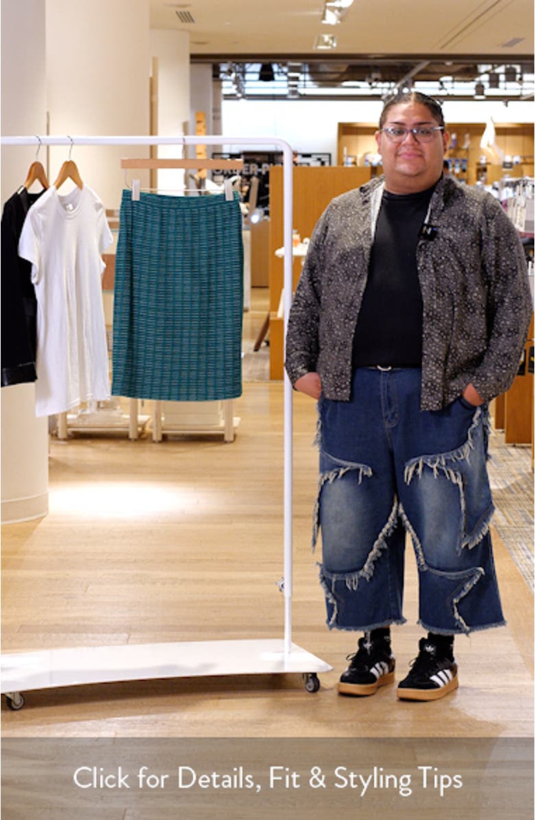 Ottoman Stitch Pencil Skirt, sales video thumbnail