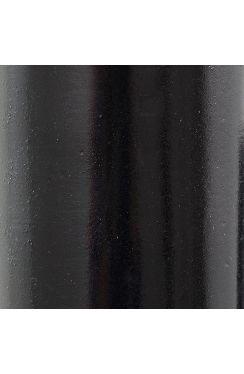 VIVIAN LUNE HOME Set of 2 Modern Black Metal Candleholders, Alternate, color, Black