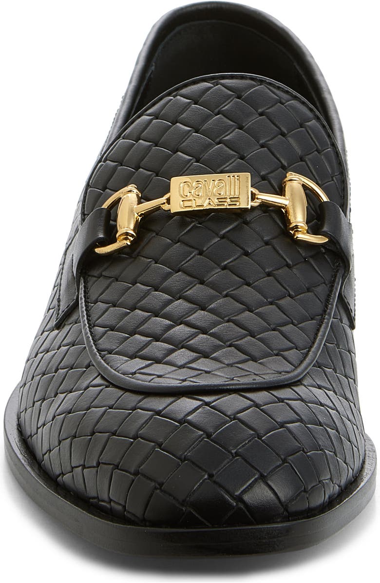 Roberto Cavalli Woven Bit Loafer, Alternate, color,