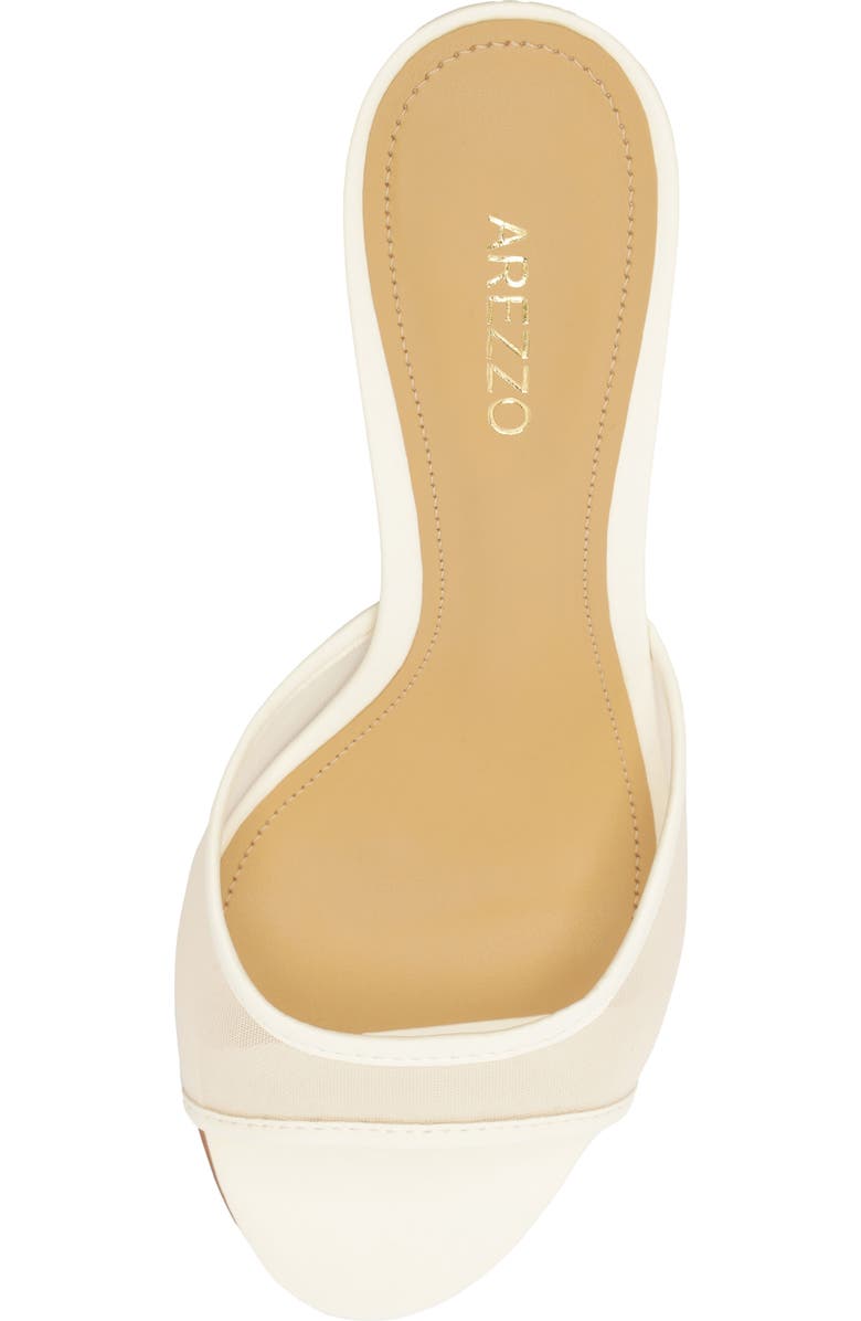 Arezzo Audrey Sandal, Alternate, color, Crema White