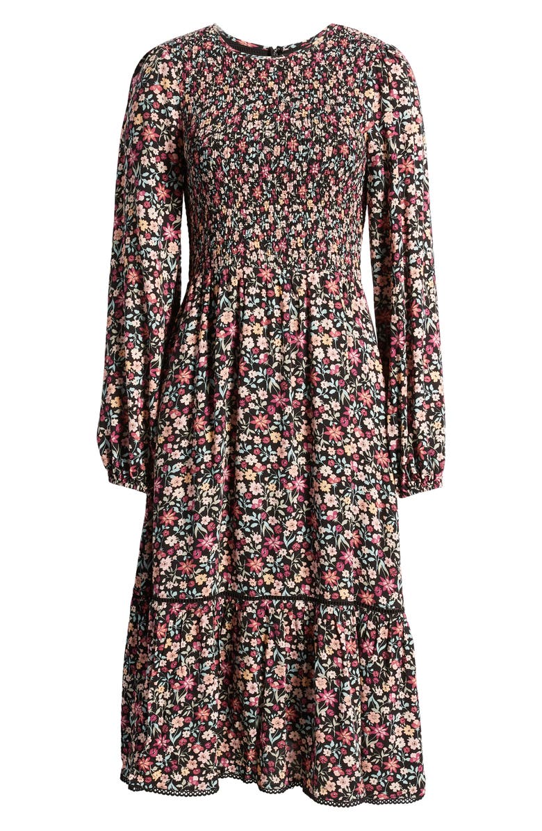 Lost + Wander Vinyards in the Valley Long Sleeve Midi Dress, Alternate, color, 