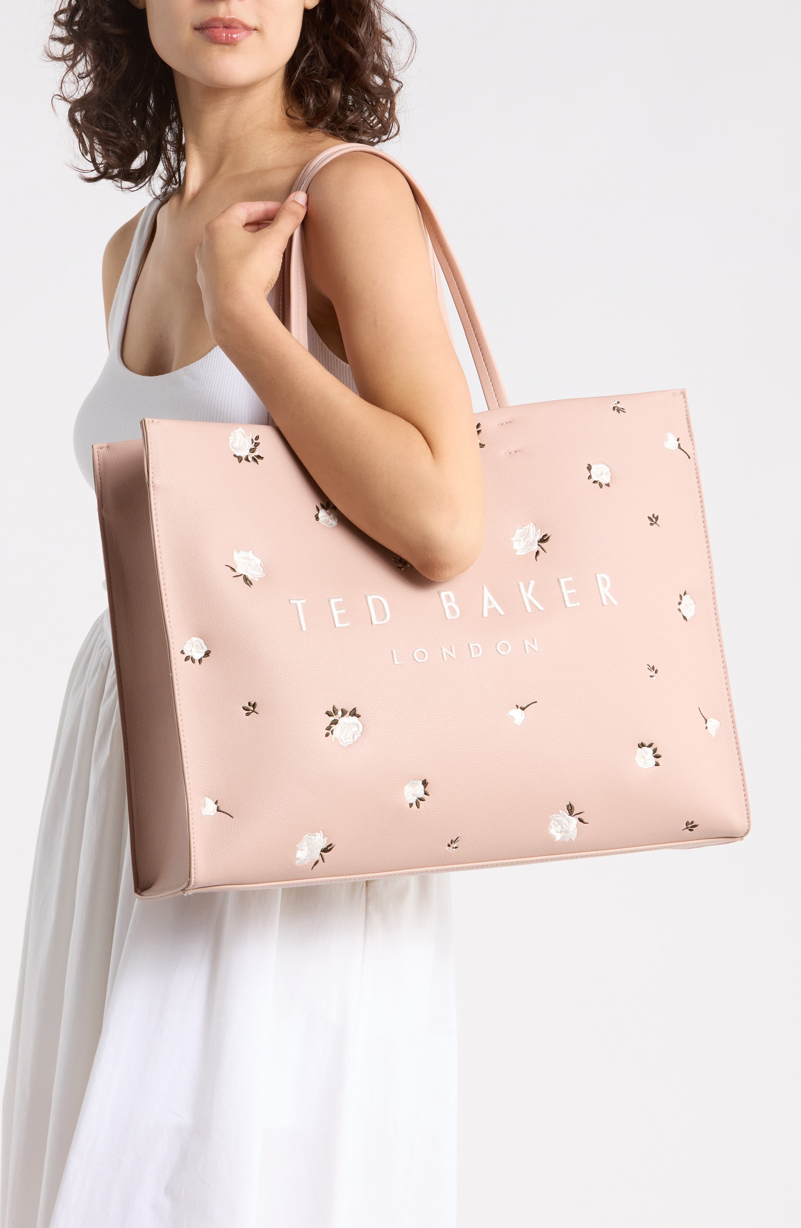 Sawyer Large Tote, Alternate, color, WHITE MULTI