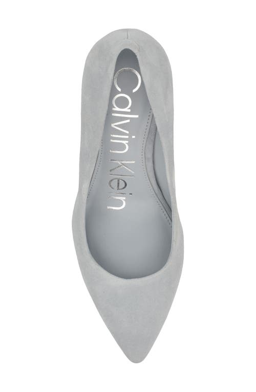 Calvin Klein Gayle Pump In Light Blue/light Blue