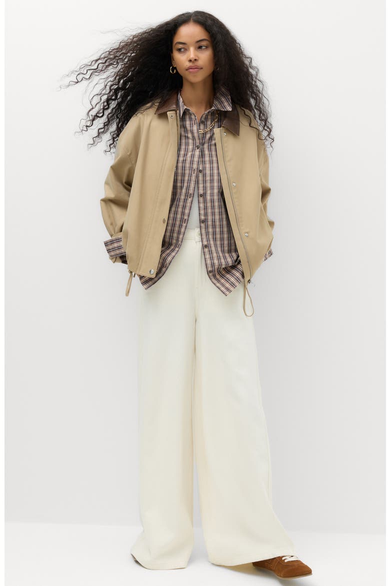 Check Shirt, Alternate, color, BROWN MIX