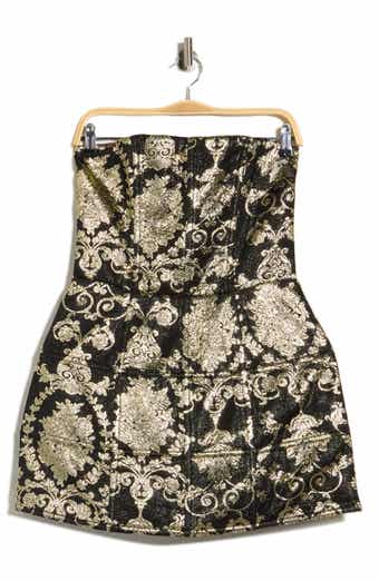 Gerda Strapless Drop Waist Minidress