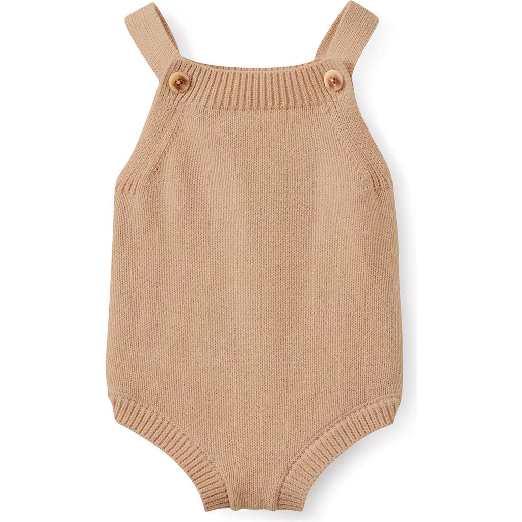 Cotton On Kids Organic Knit Bubbbysuit In Oatmilk Marle
