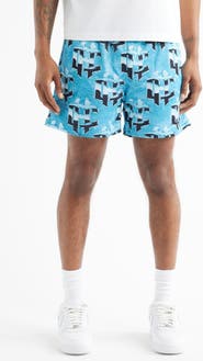 OVERTIME Cold Hearts Badge Mesh Shorts