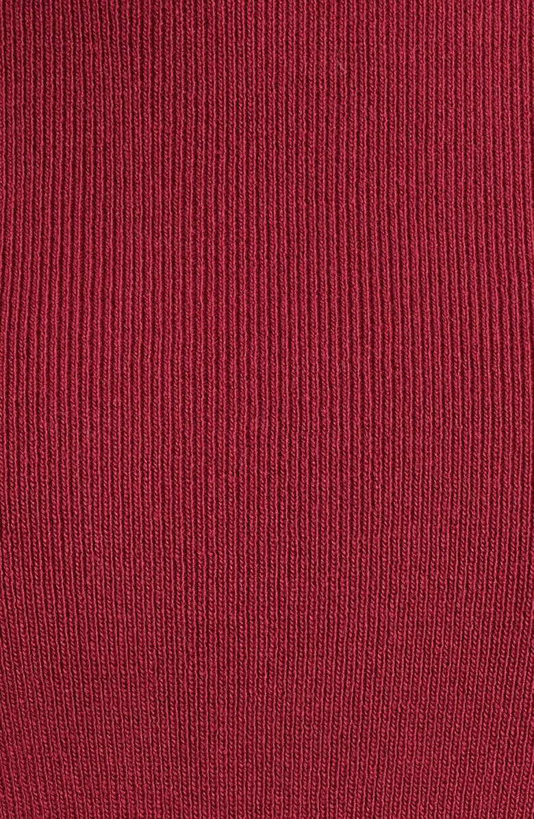 Anne Klein Short Sleeve Turtleneck Sweater, Alternate, color, Red Ruby