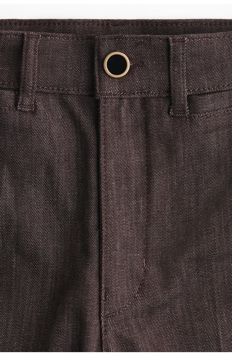 H&M Flared High Ankle Jeans, Alternate, color, Dark Brown