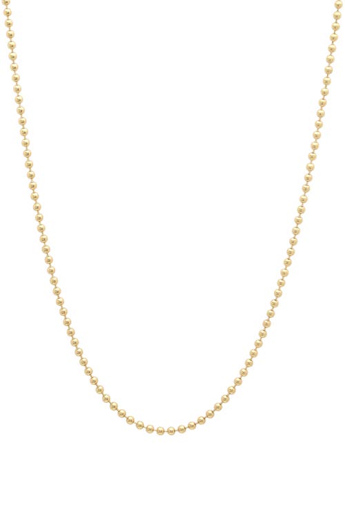 Sara Weinstock 18K Gold Round Bead Necklace at Nordstrom
