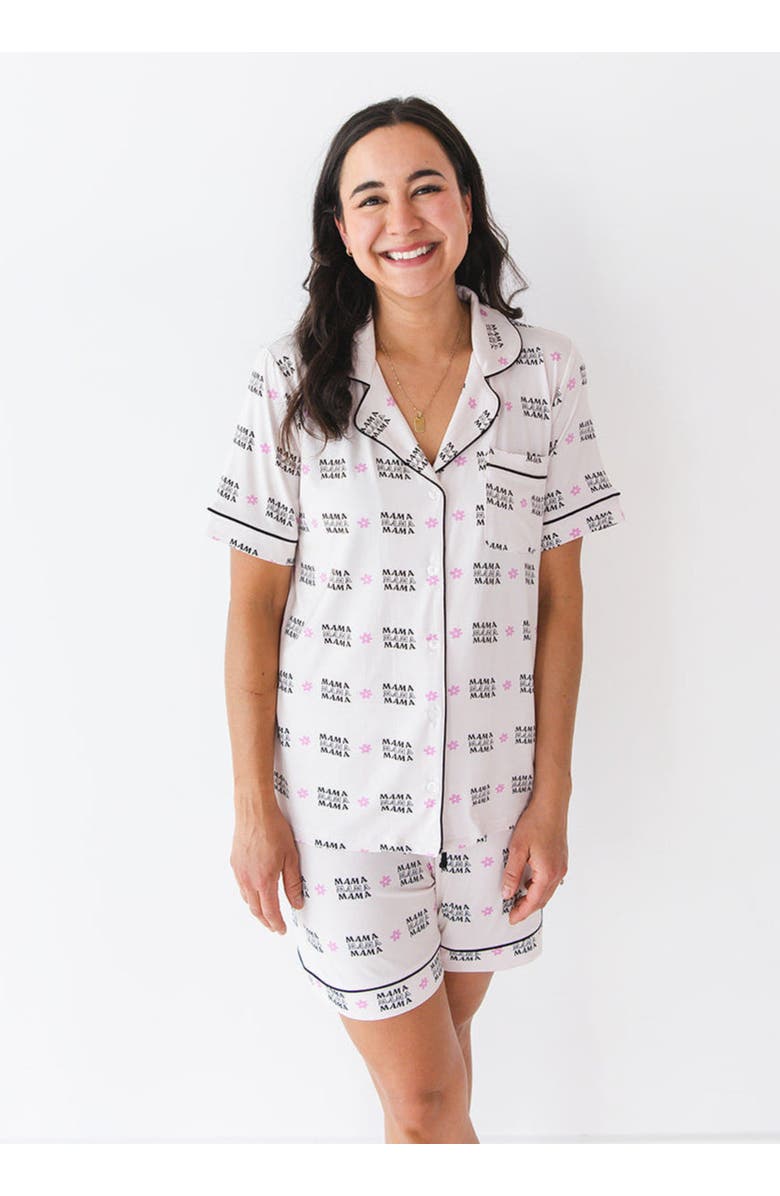 Charlie Lou Baby<sup>®</sup> Women's Notch Collar Pajama Set | Mama, Alternate, color, Beige